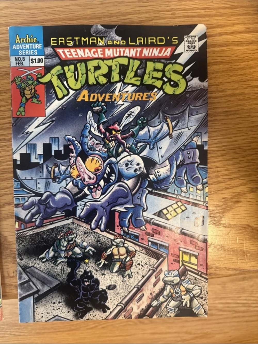 Adventures Comic Teenage Mutant Ninja Turtles Adventures - Archie - #8 - 1990